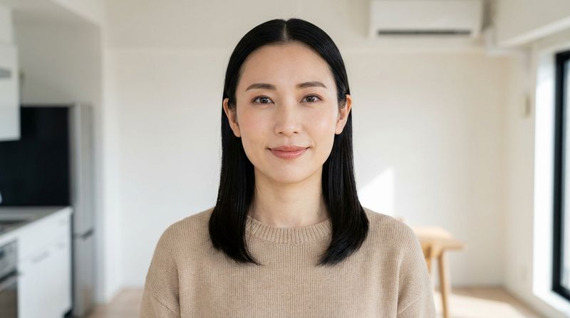 Middle Part with Tucked Ears