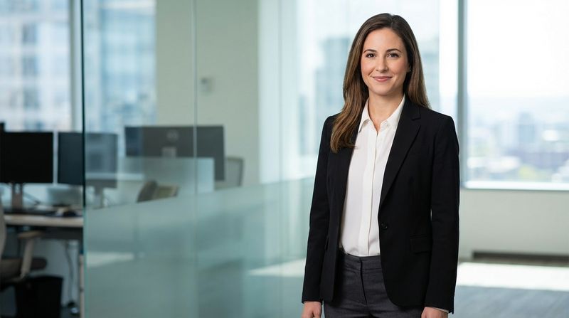 Minimalist Blazer-and-Blouse Combination with Dress Pants