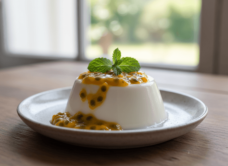 Coconut Milk Panna Cotta