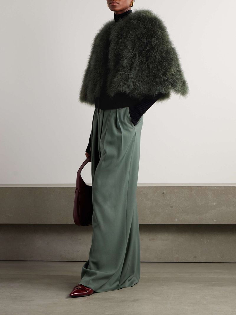 Novelty Jackets with Feathers, Fringe, or Sequins Worn Once for Photos