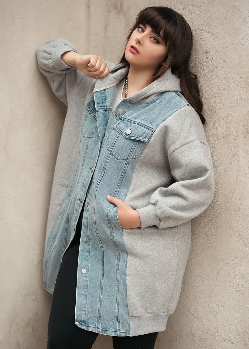 Old Oversized Denim Jackets Without Updated Tailoring