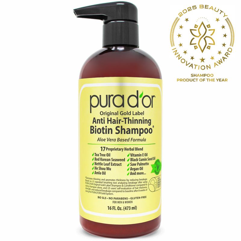 PURA D'OR Anti-Thinning Biotin Shampoo