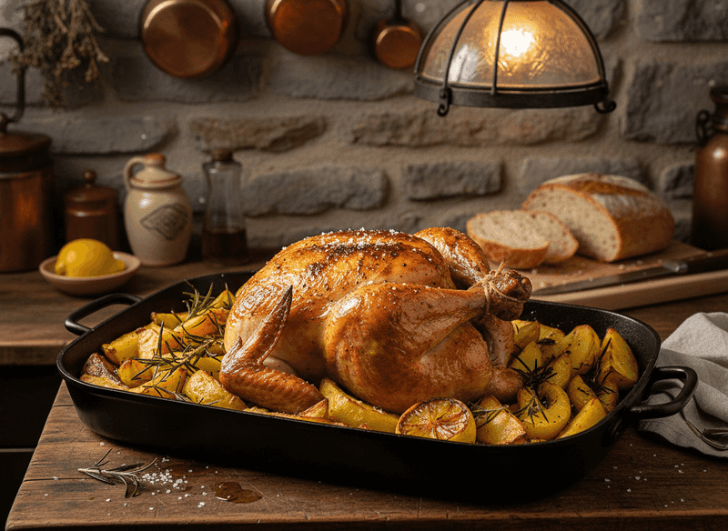 Pollo al Forno con Patate – the Italian answer to a home roast