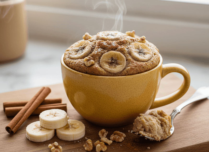 Banana Bread Mug Cake
