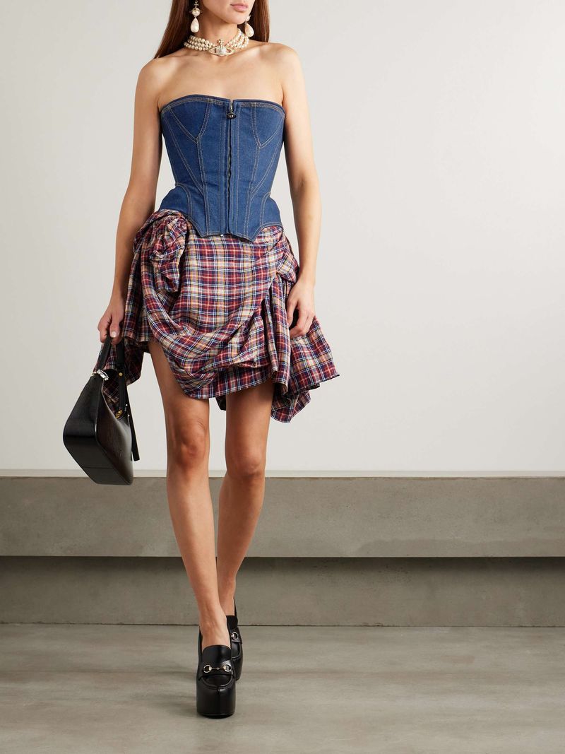 Peplum-Free Corset Top