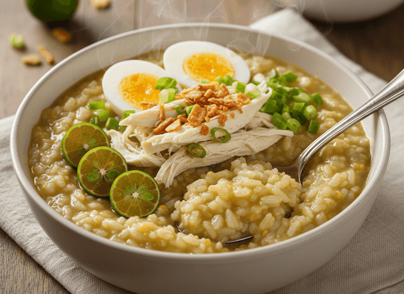 Arroz Caldo (Ginger Rice Porridge)