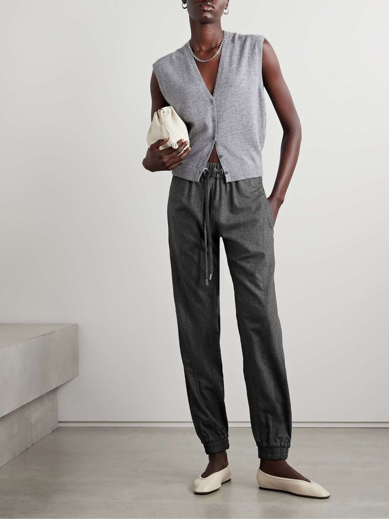 Pull-On Tailored Pants