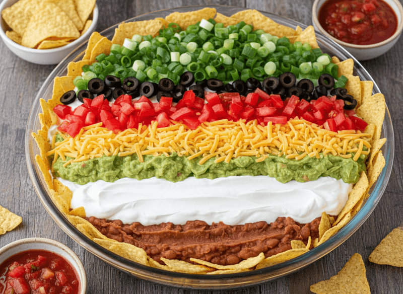 Seven-Layer Taco Dip (Simplified)