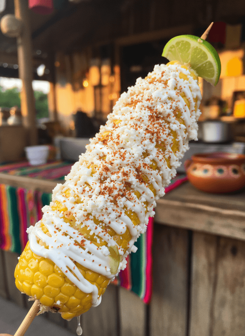 Elote con Chile y Limón