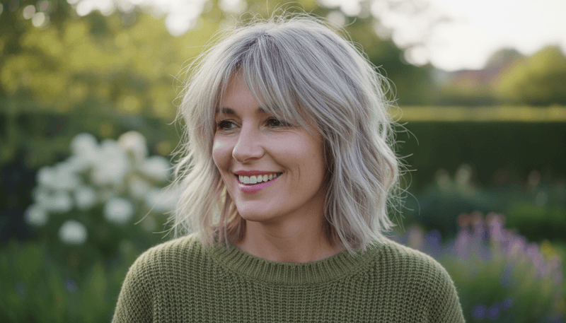 Razored Ends with Piecey Texture