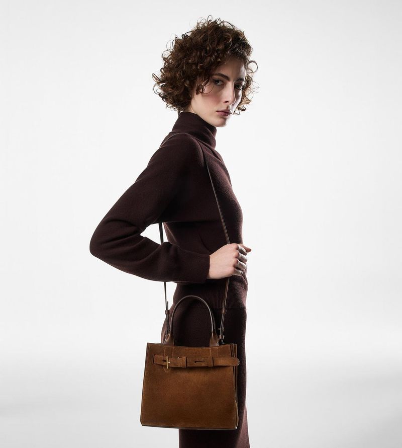 TOM FORD Audrey Suede Tote