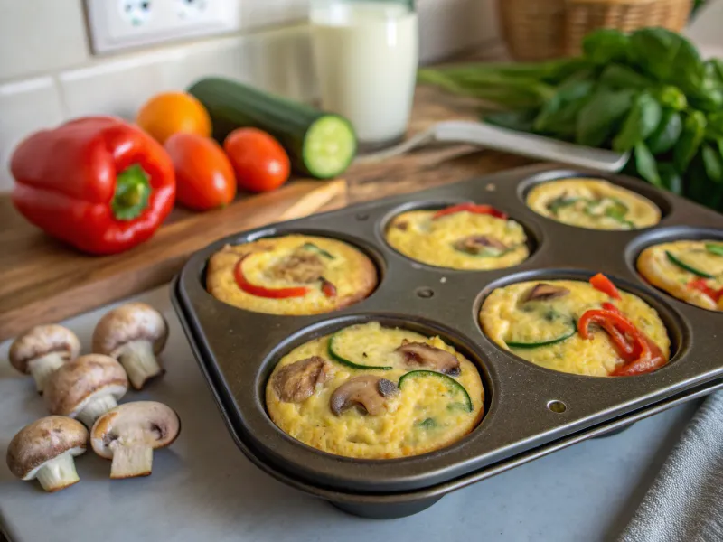 Savory Vegetable Egg Muffins