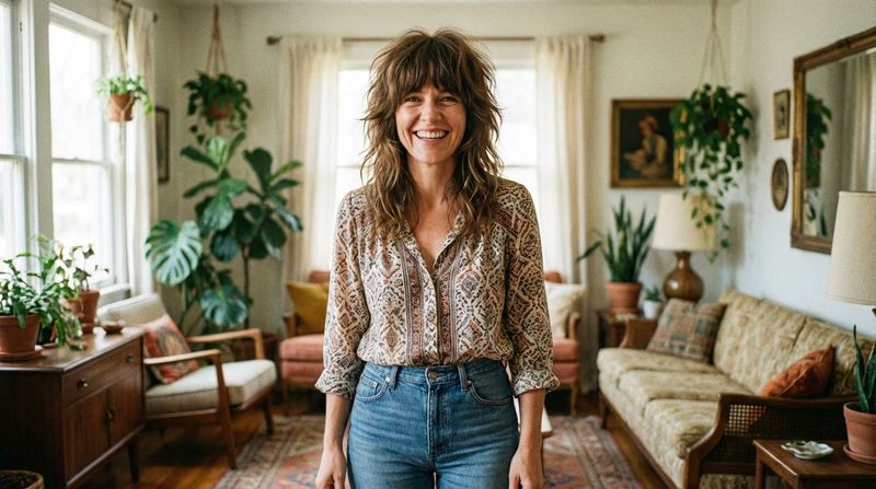 Shaggy Layers with Bangs