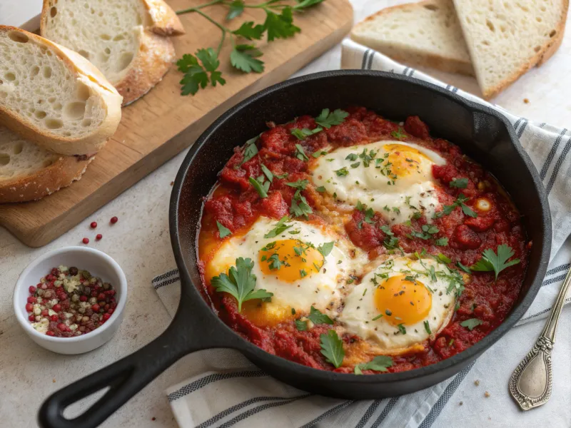 Shakshuka (Eggs in Tomato Sauce)