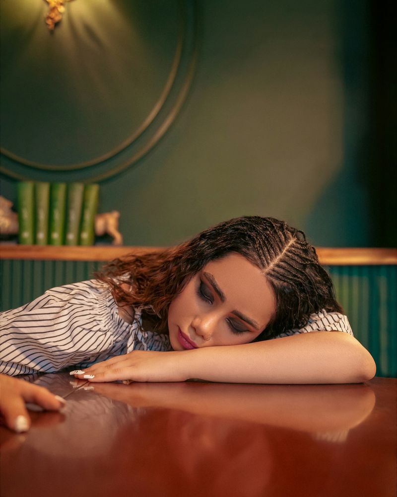 She Feels Emotionally Drained After Social Interactions