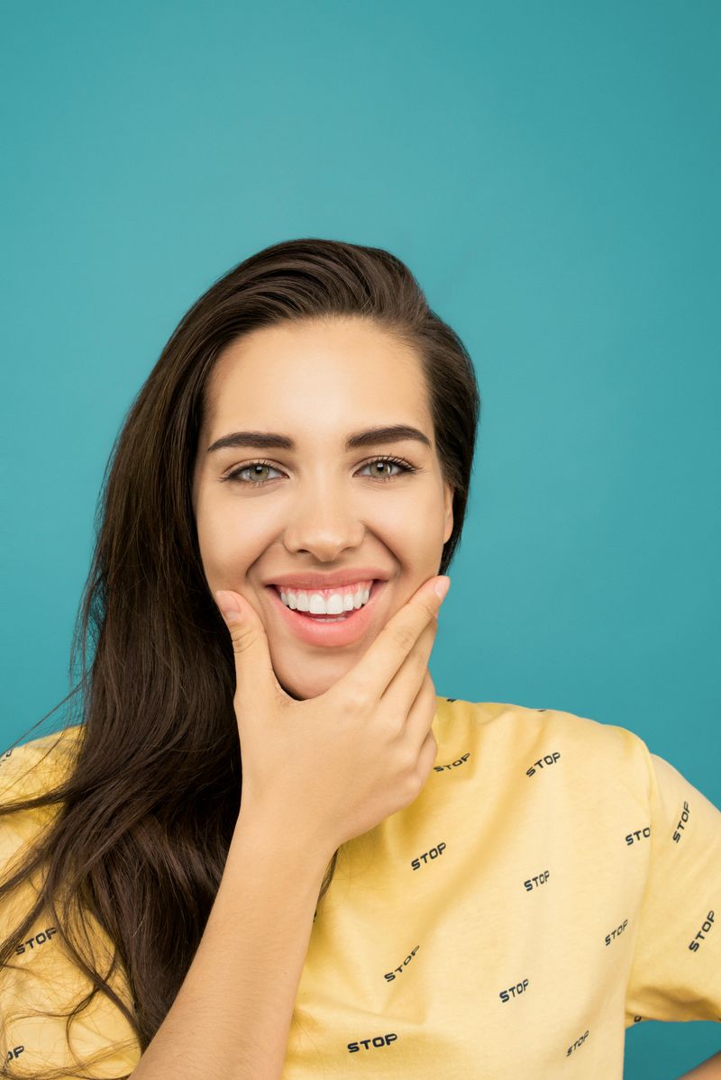 She Maintains Eye Contact, Then Looks Away