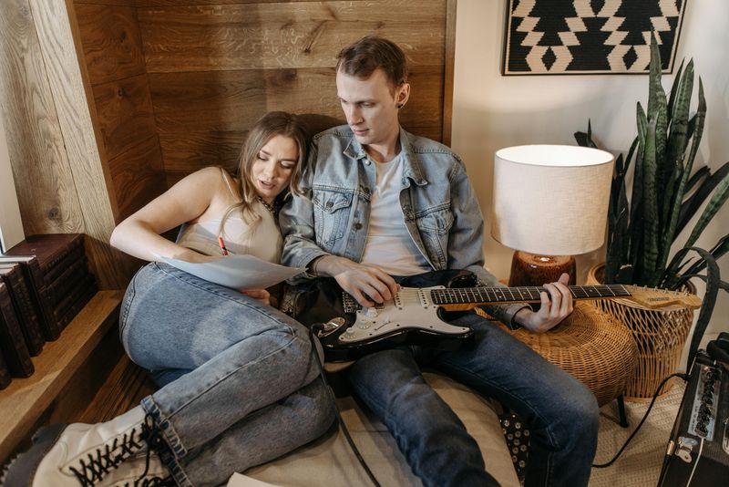 She Positions Herself Near You