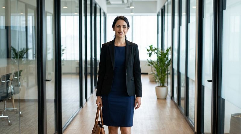 Sheath Dress with a Fitted Blazer