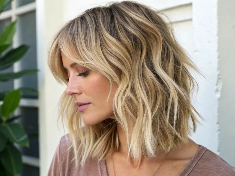 Shoulder-Length Shag