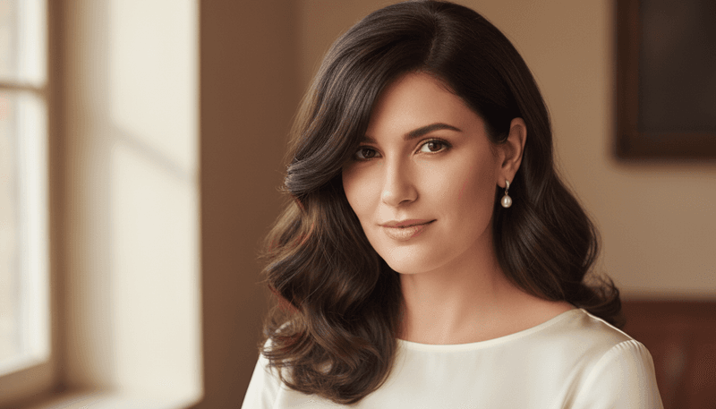 Side-Parted Medium Cut