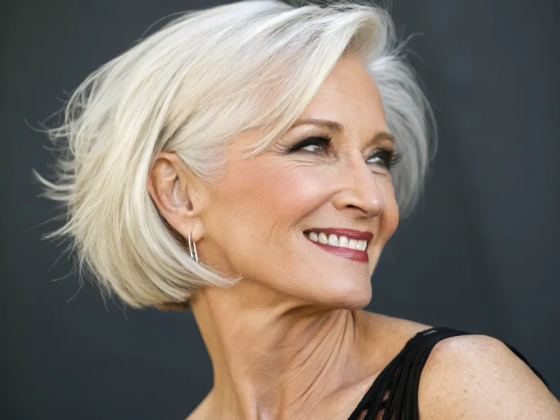 Side-Swept Asymmetrical Cut