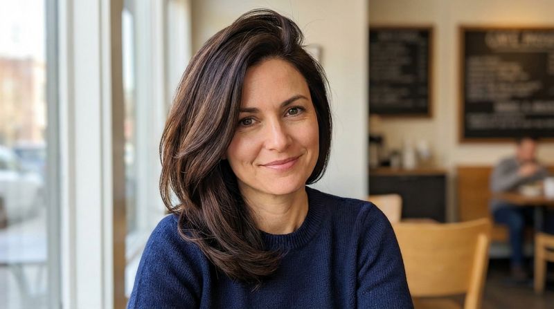 Side-Swept Style with Deep Part