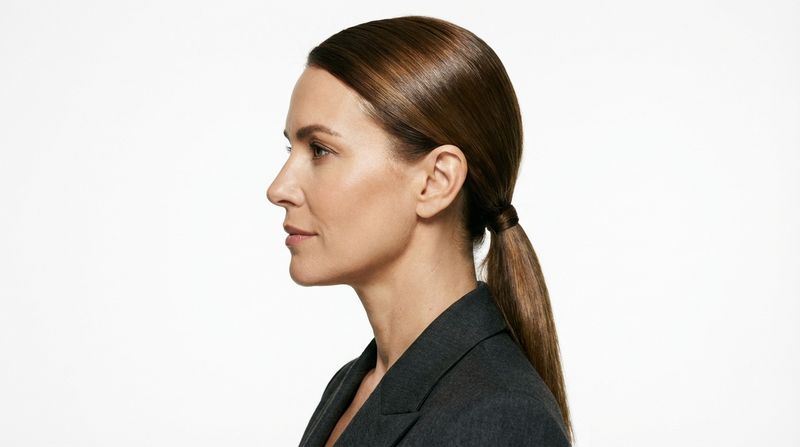 Sleek Low Ponytail