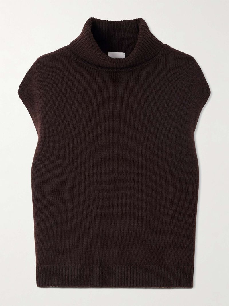 Sleeveless Mock Neck