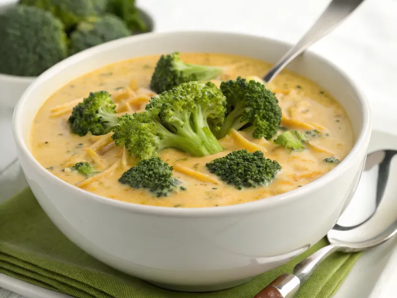 Slow Cooker Broccoli Cheese Soup