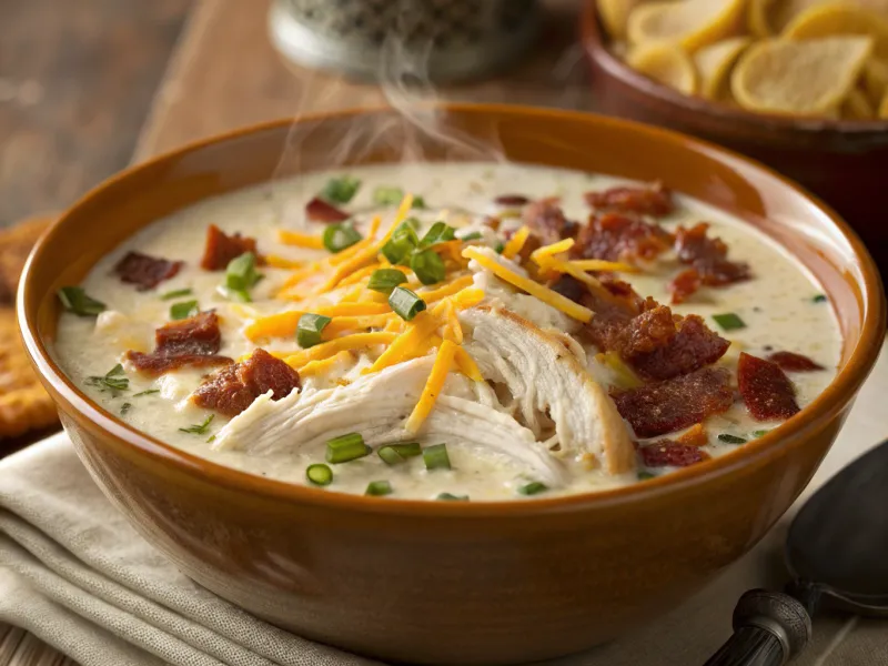 Slow Cooker Crack Chicken Soup