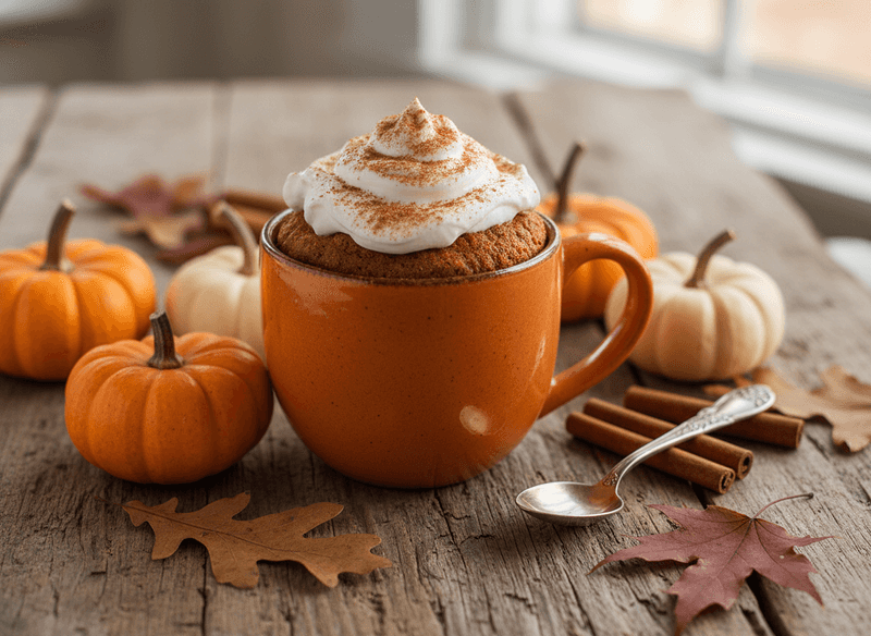 Pumpkin Spice Mug Cake