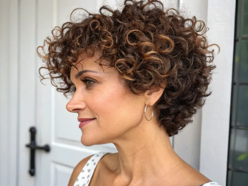Soft Curly Crop