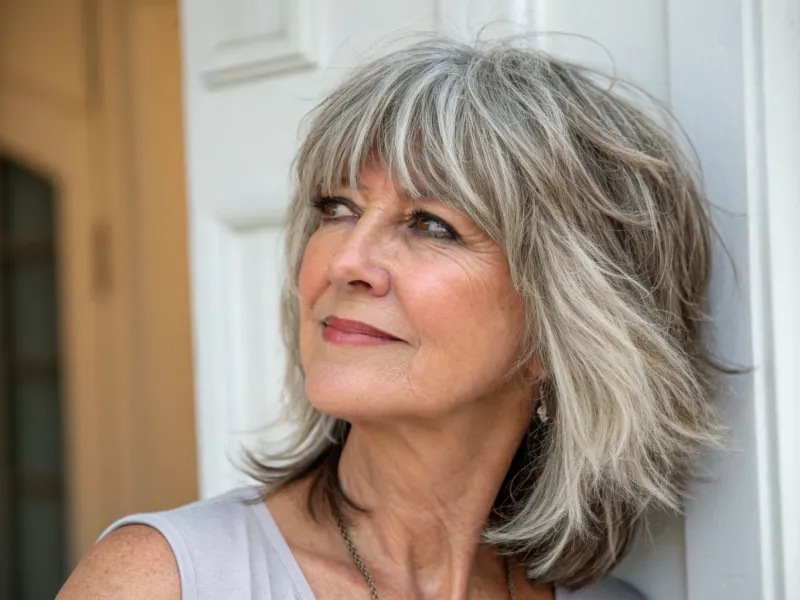 Soft Shag with Bangs