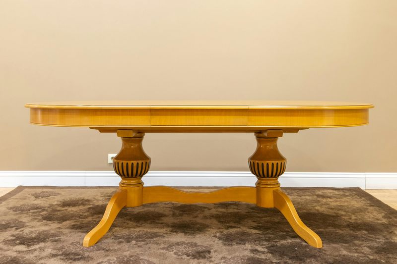 Solid-Wood Dining Table with Real Joinery