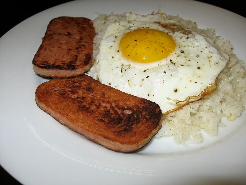 Spam as a Common Home Meal