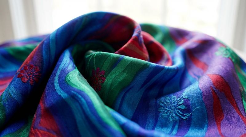 Statement Scarves in Luxurious Fabrics