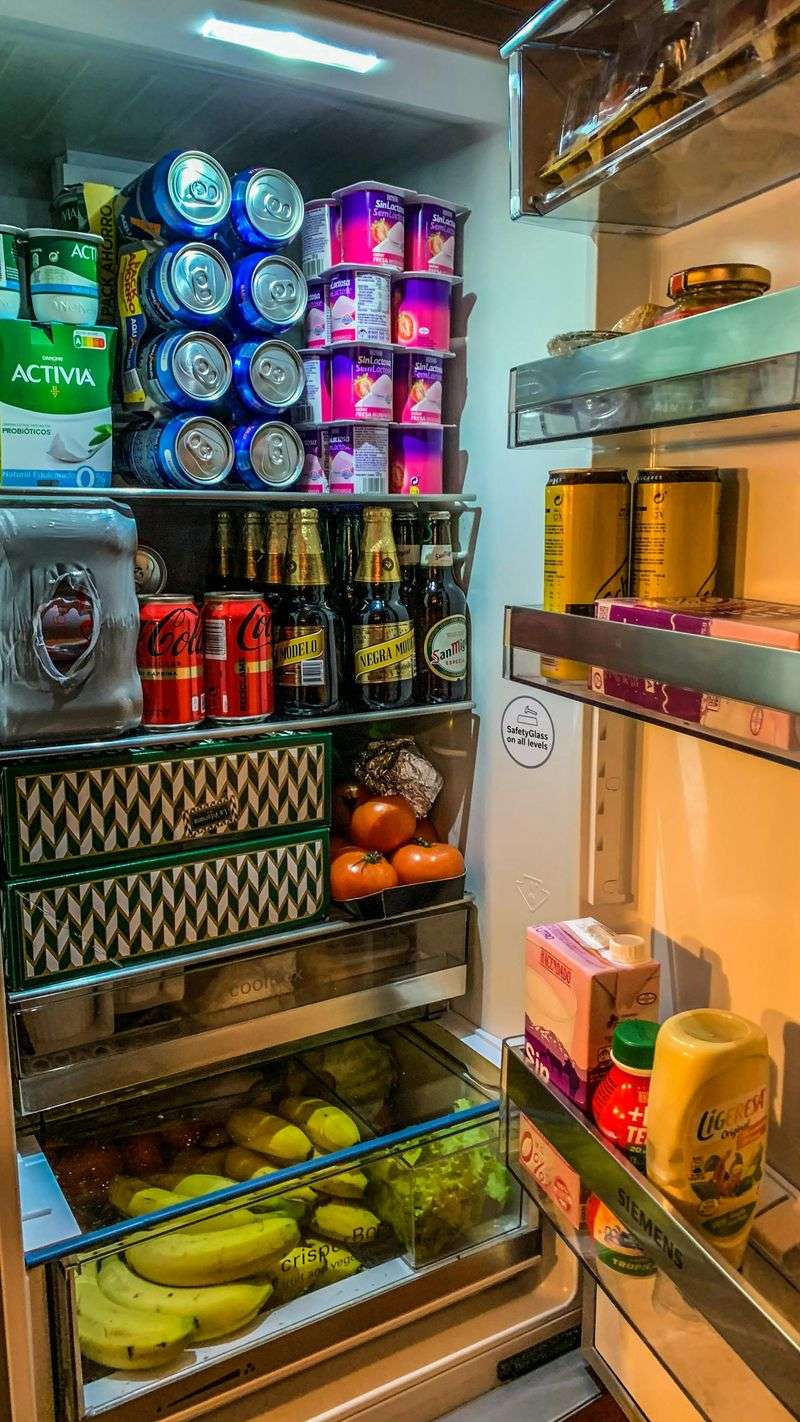 Storing everything in the fridge