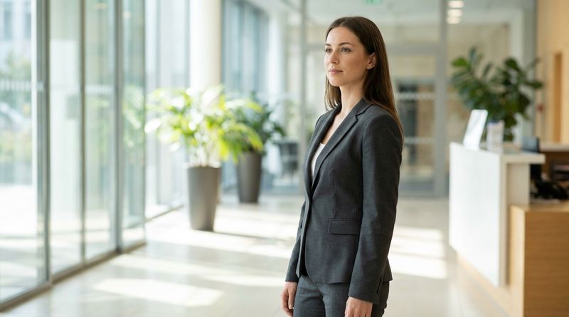Structured Blazer with Matching Dress Trousers