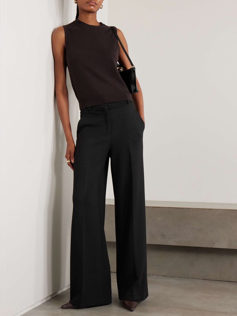 Structured Trousers Over Skinny Pants