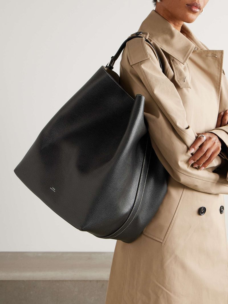 TOTEME Textured-Leather Tote