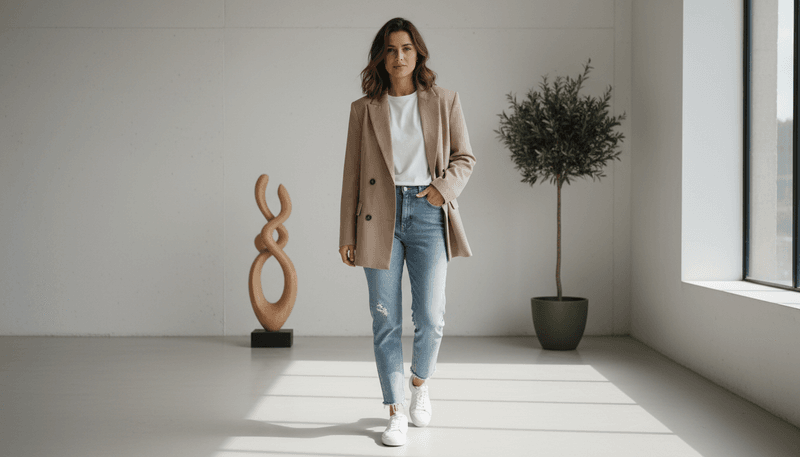 Tailored Blazer + Casual Base