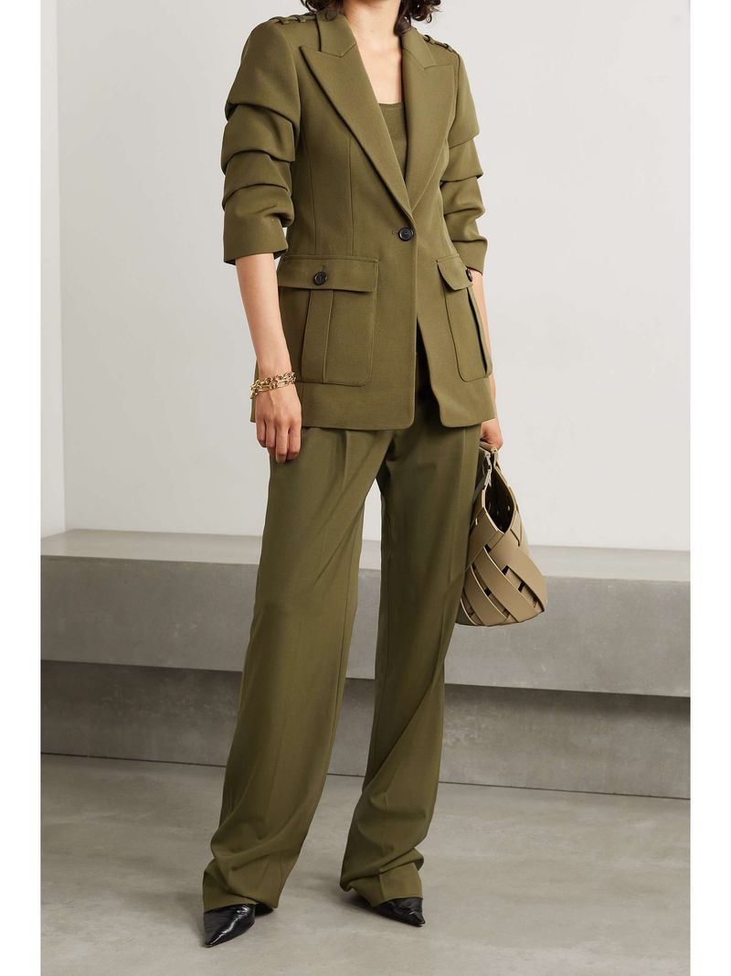 Tailored Blazer in a Neutral Color