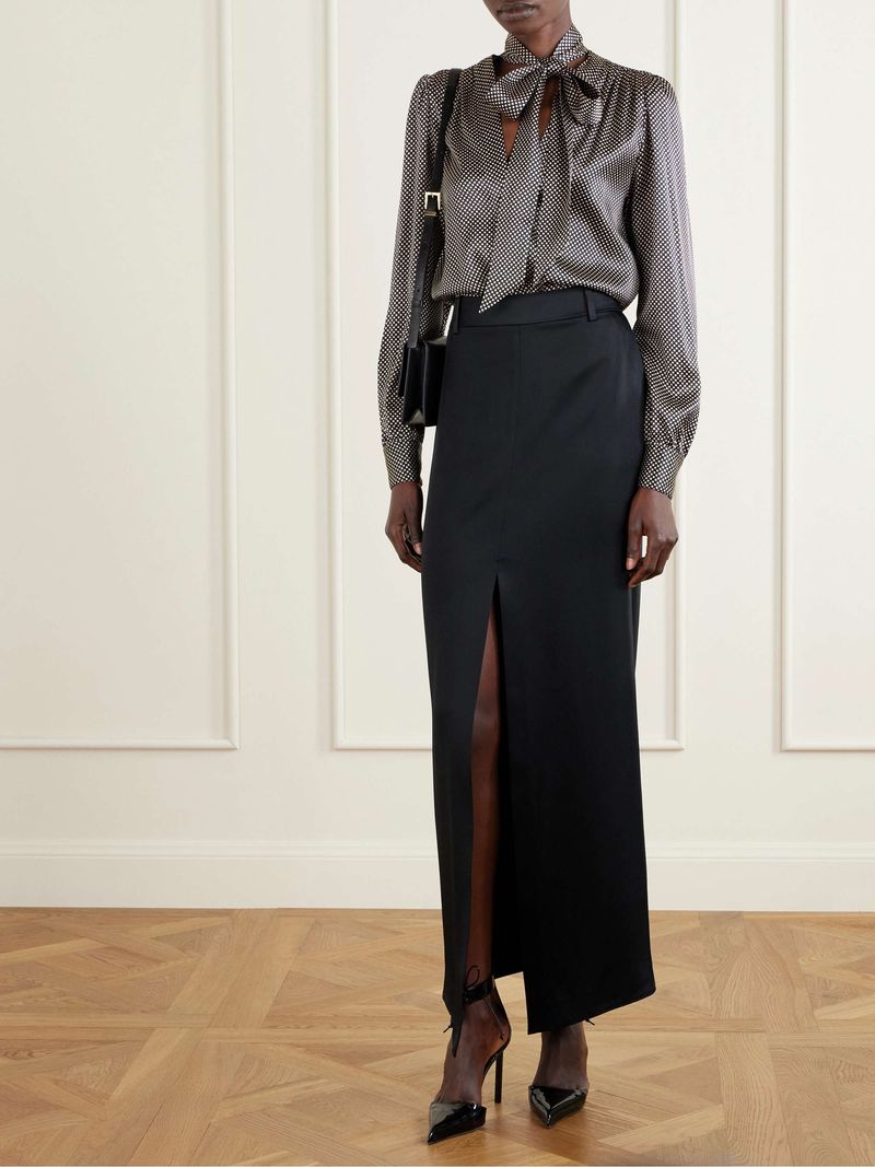 Tailored Maxi Skirt