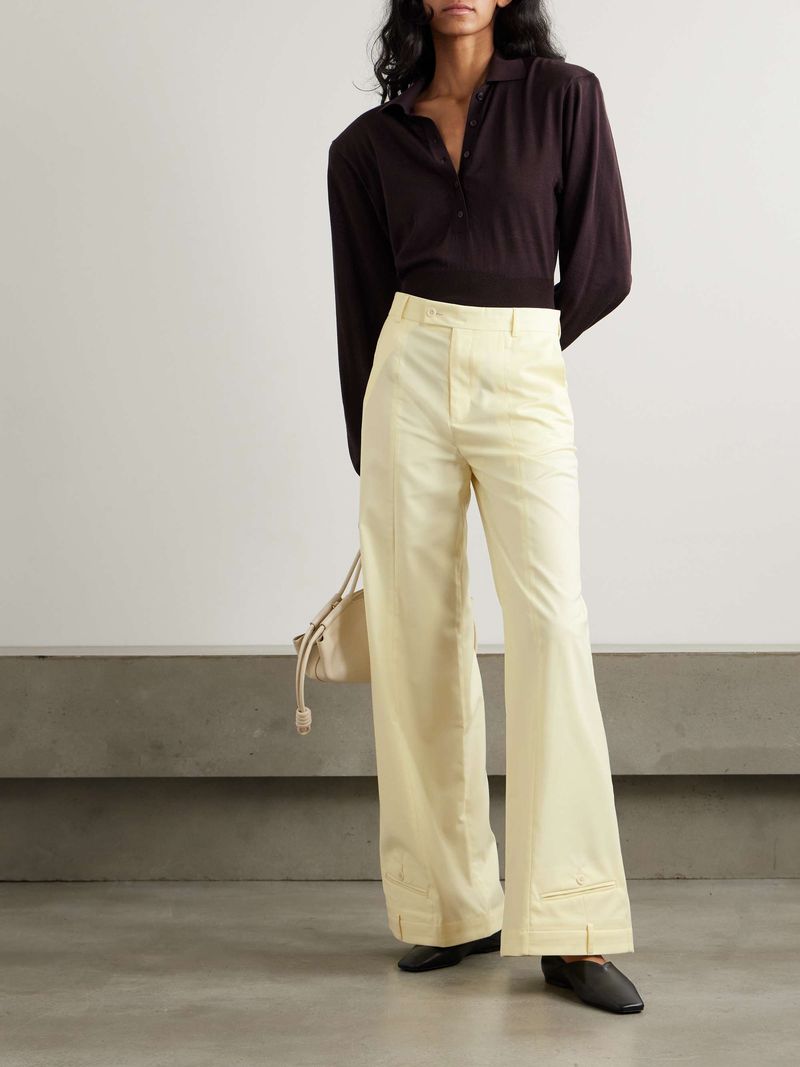 Tailored Wide-Leg Trousers