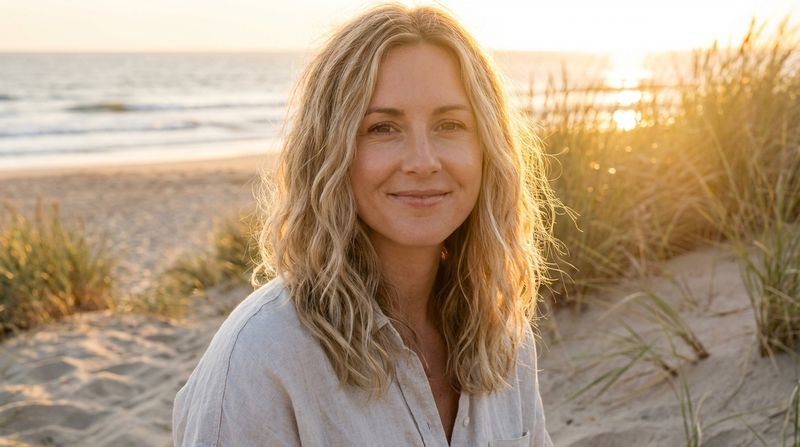 Textured Beach Waves