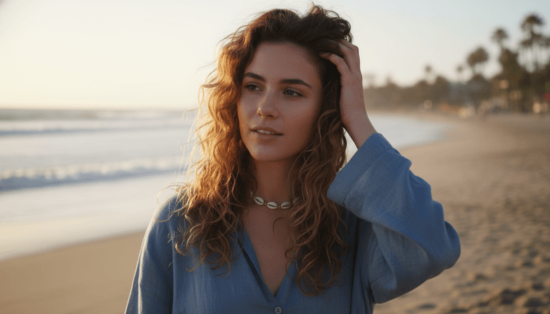 Textured Beach Waves