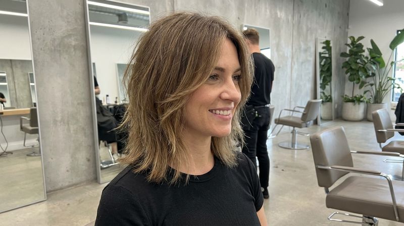 Textured Midi Cut with Razored Ends