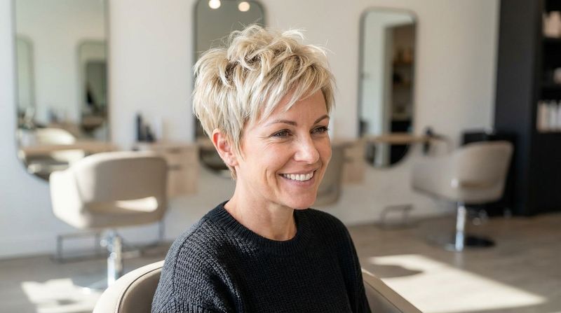 Textured Pixie Cut