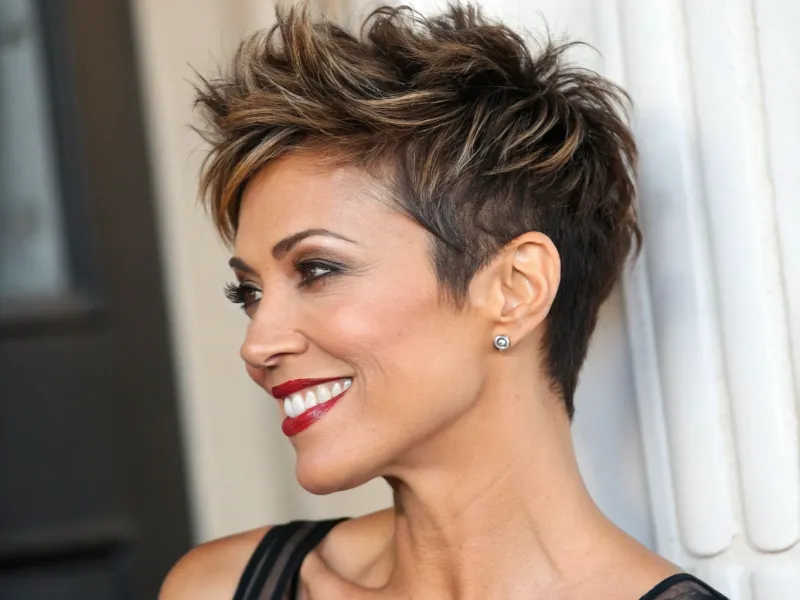Textured Pixie Cut
