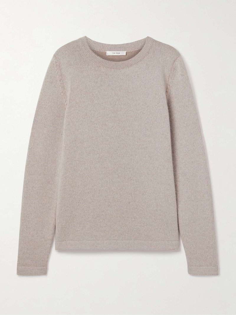 The Row Cashmere Crew-Neck Sweater